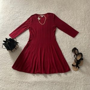 Dana Buchman Knit Sweater Midi Dress New with Tags size M